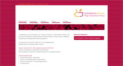 Desktop Screenshot of jankova-visual.de